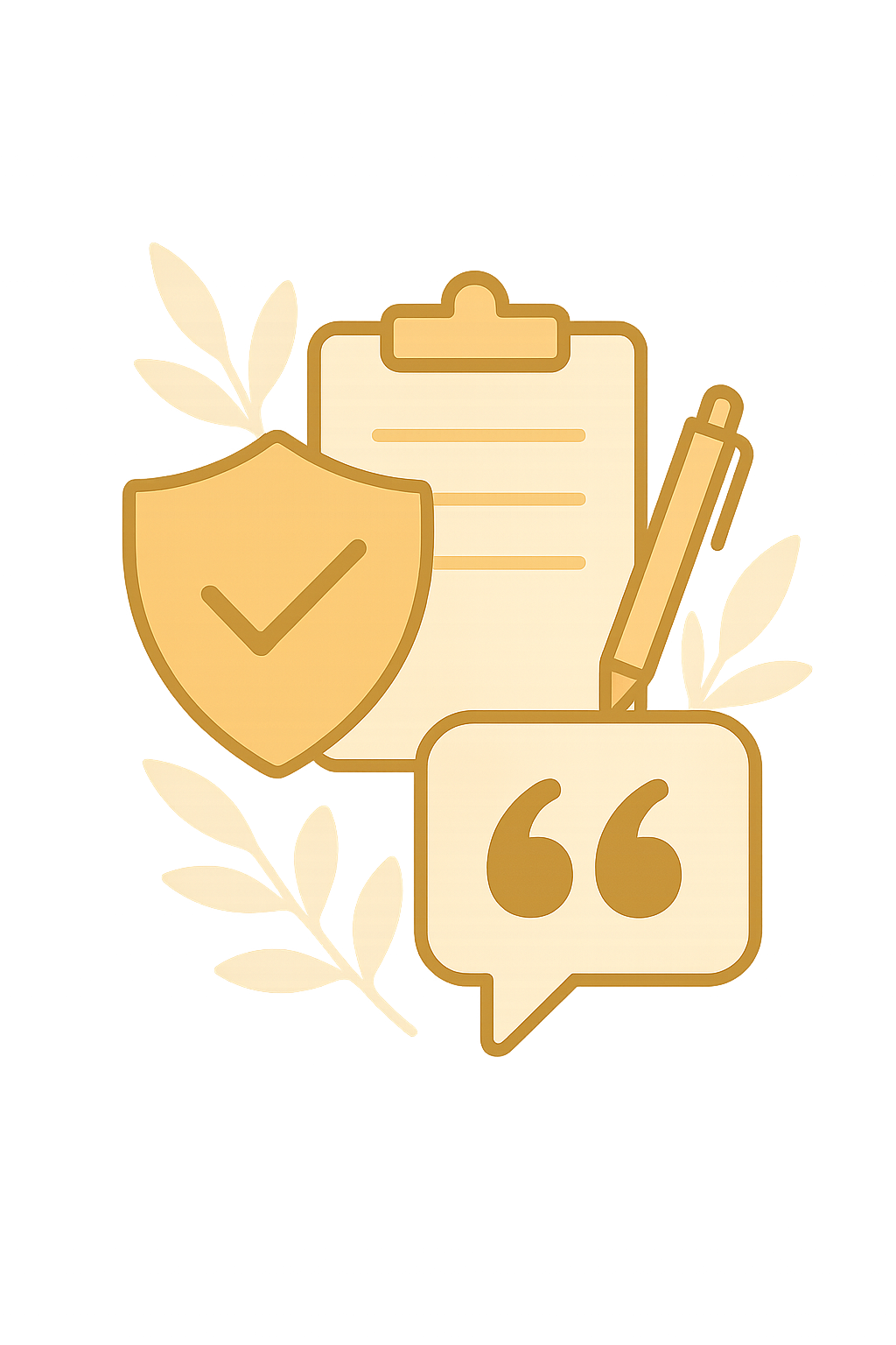 Testimonial banner artwork